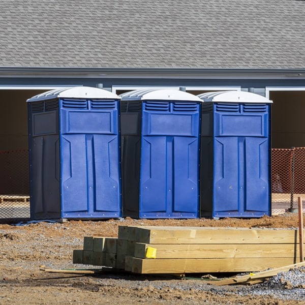 how often are the porta potties cleaned and serviced during a rental period in Stansbury Park UT